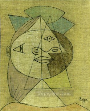 Cabeza de mujer Marie Therese Walter 1937 Pablo Picasso Pinturas al óleo